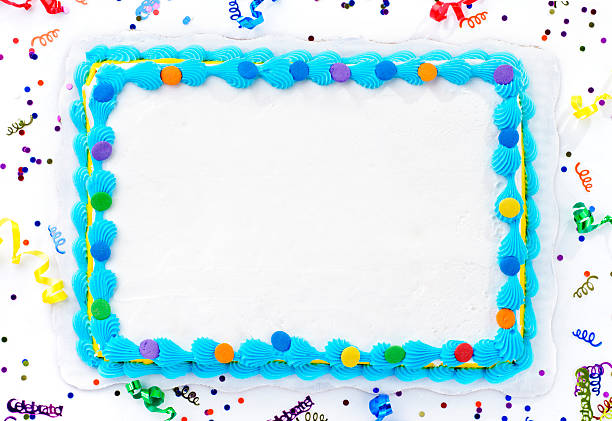 Birthday Cake Birthday cake with copy space. Please see my portfolio for other food and drink images. cake stock pictures, royalty-free photos & images