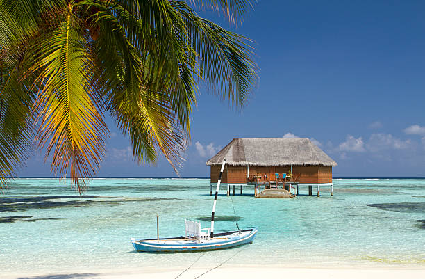 istock Maldives paradise villa on the beach 174837653