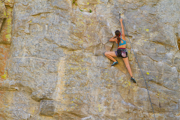 istock Woman Rock Climbing 174838198