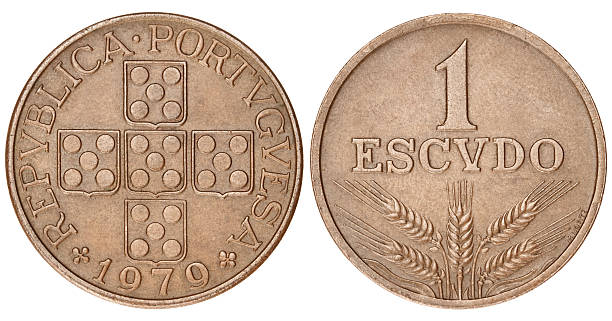 istock Portuguese Escudo on white background 174838492