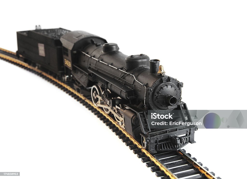 モデル蒸気機関車 HO ･ホワイト - 鉄道模型のロイヤリティ�フリーストックフォト
