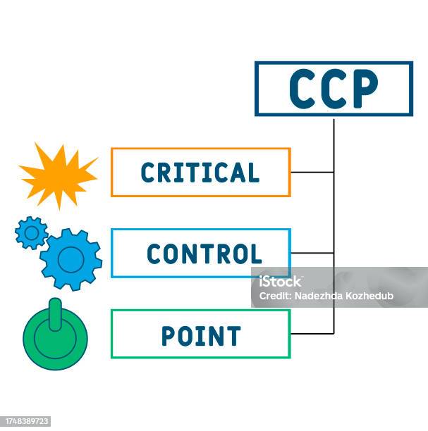 Control Point Definition Ccp Critical Control Point Acronym Stock Illustration - Download Image ...