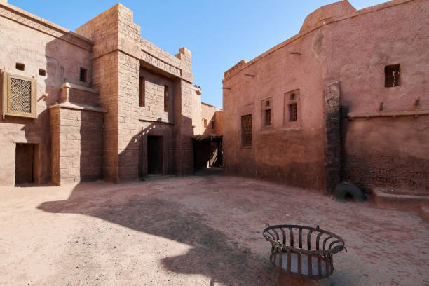 istock Traditional Moroccan architecture in desert environment with Moroccan. 1748391320