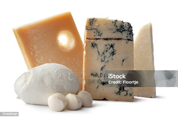 Käse Verschiedene Italienischen Käse Stockfoto und mehr Bilder von Italienische Küche - Italienische Küche, Käse, Speisen
