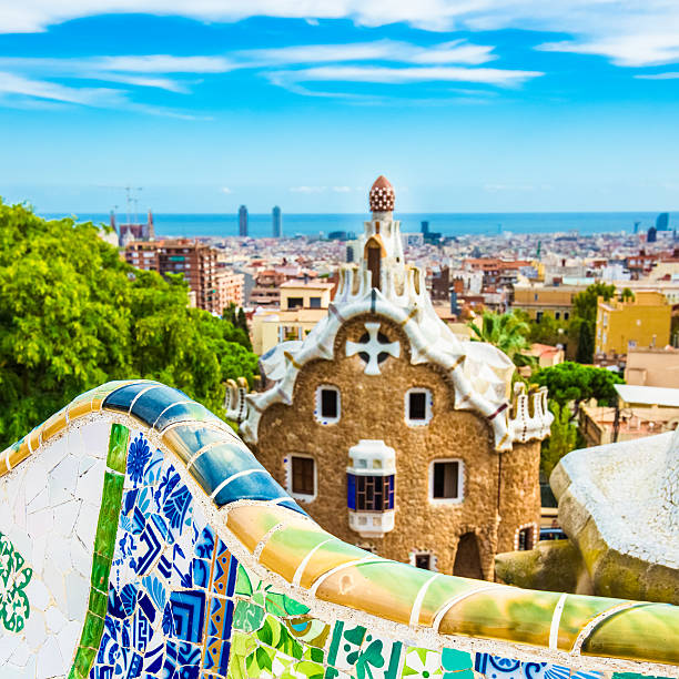istock Barcelona Skyline from Park Guell 174840999