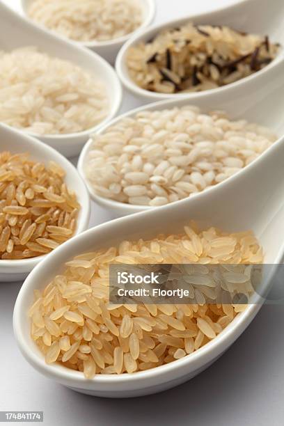 Beans Lentils Peas And Grains Collection Of Rice Stock Photo - Download Image Now