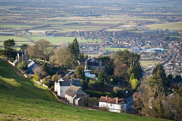 istock Cleeve Hill Houses Cotswold View UK 174841875