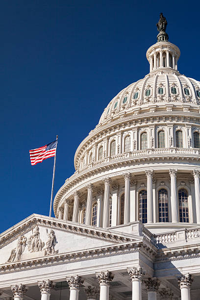 istock Capitol Building and the American Flag 174842175