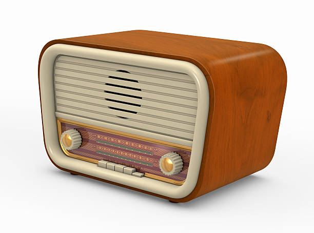 istock Vintage Radio with Clipping Path 174842583