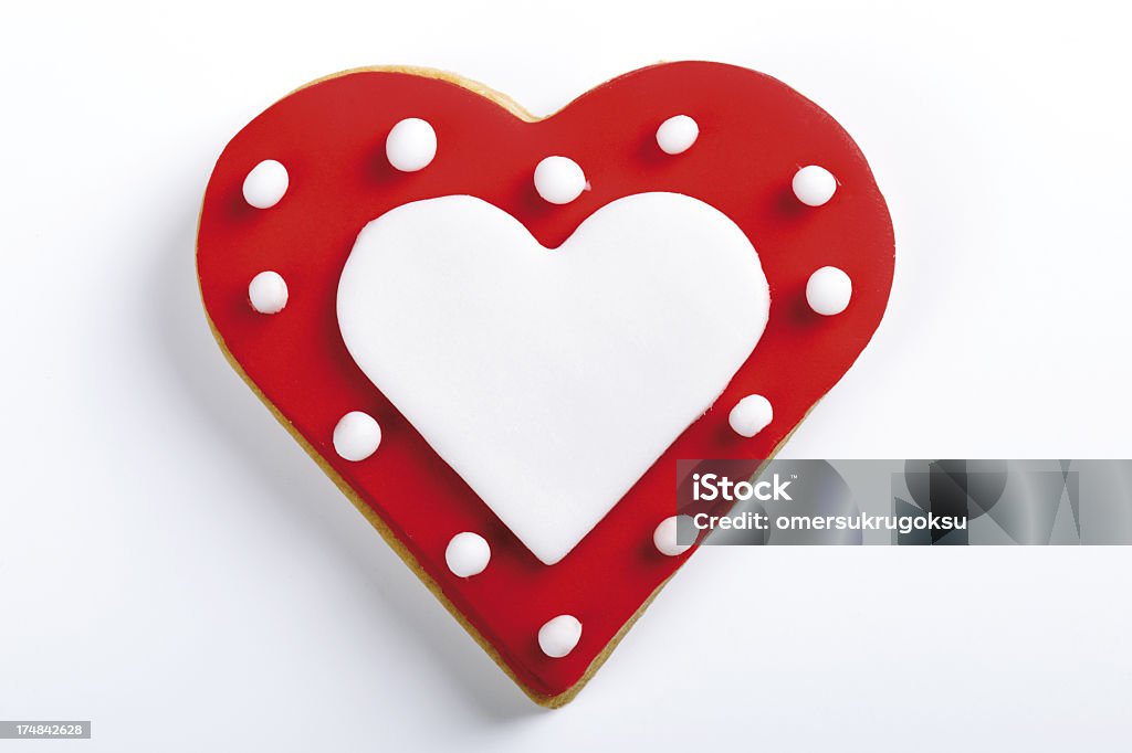 Ciasteczka w kształcie serca - Zbiór zdjęć royalty-free (Ciasteczko)