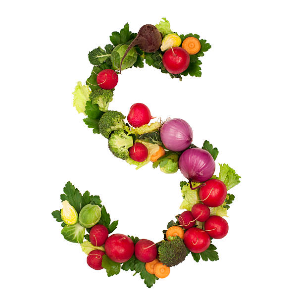 istock Healthy alphabet Letter S 174842713