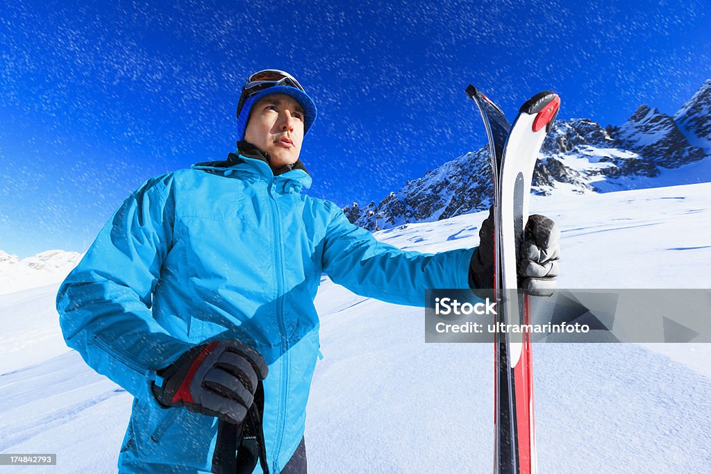 Neve esquiador - Royalty-free Adulto Foto de stock
