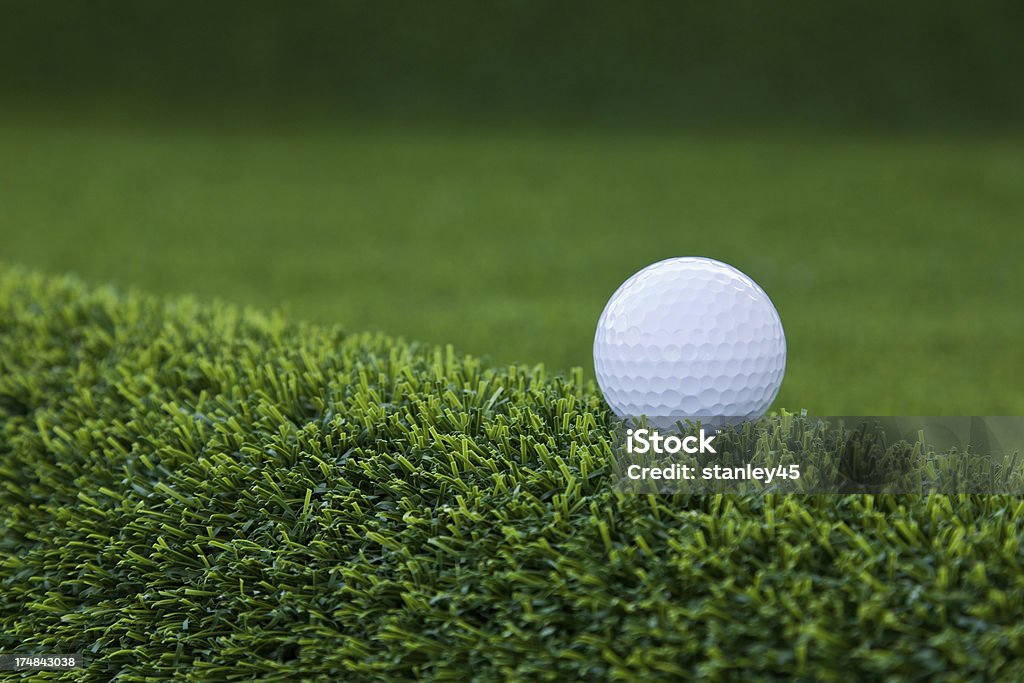 Dettaglio di un importante campo da golf - Foto stock royalty-free di Golf