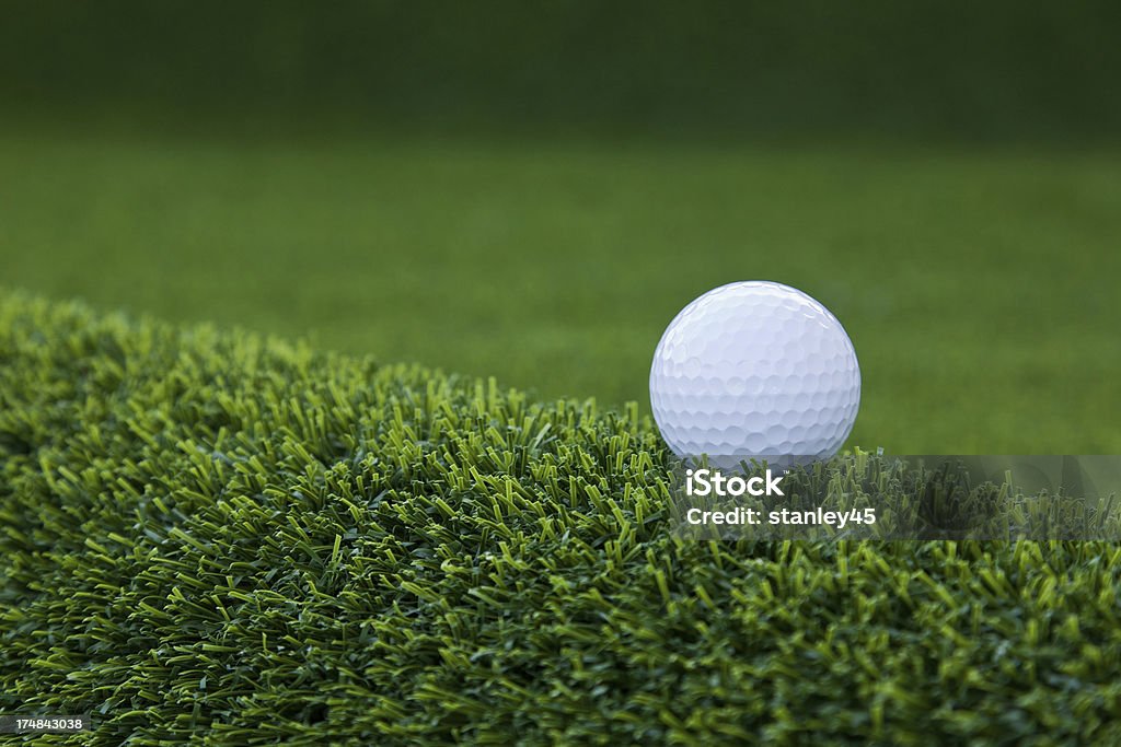 데테일 도전적 골프 코스 - 로열티 프리 골프 스톡 사진