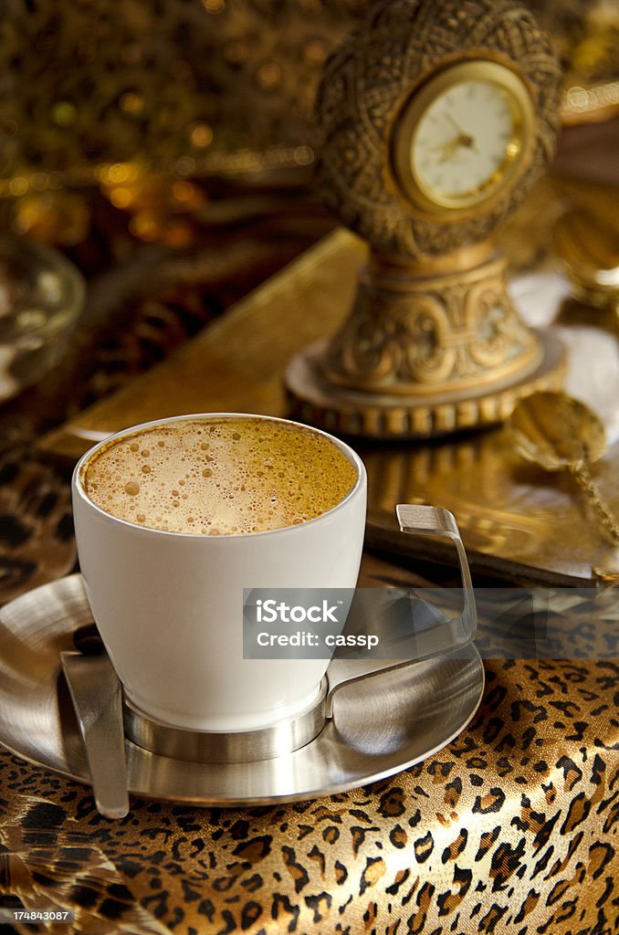 Cheetah café Espresso - Foto de stock de Café - Bebida royalty-free
