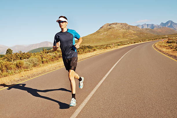 istock Fit and focused on his goal! 174843283