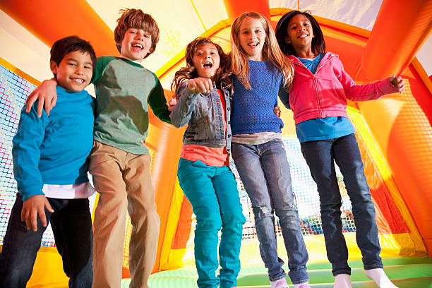 istock Children in bounce house 174843372