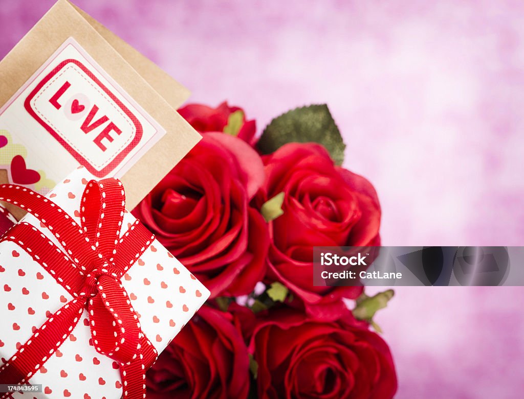 La Saint-Valentin et carte-cadeau - Photo de Amour libre de droits
