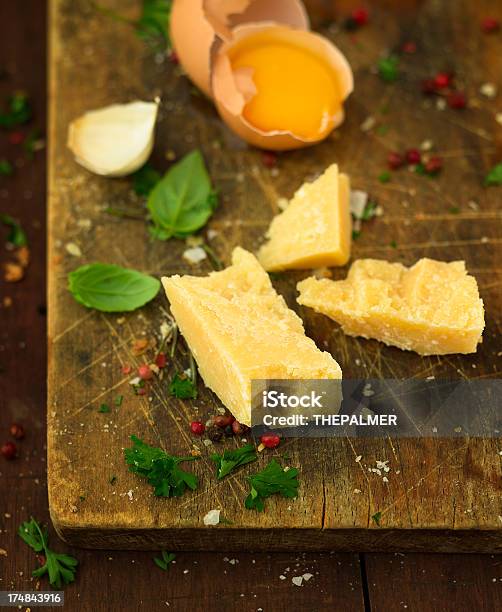 Parmesan Cheese Stockfoto und mehr Bilder von Alterungsprozess - Alterungsprozess, Basilikum, Fotografie