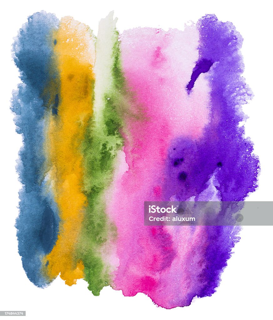 Pittura ad acquerello - Foto stock royalty-free di Arte