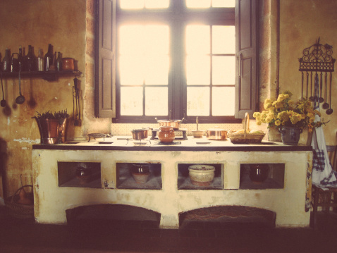 Vintage kitchen. Taken with iPhone 4s, MobileStock shot, In-Camera Editing