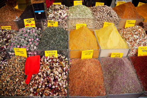 Spice for sale at the Souq