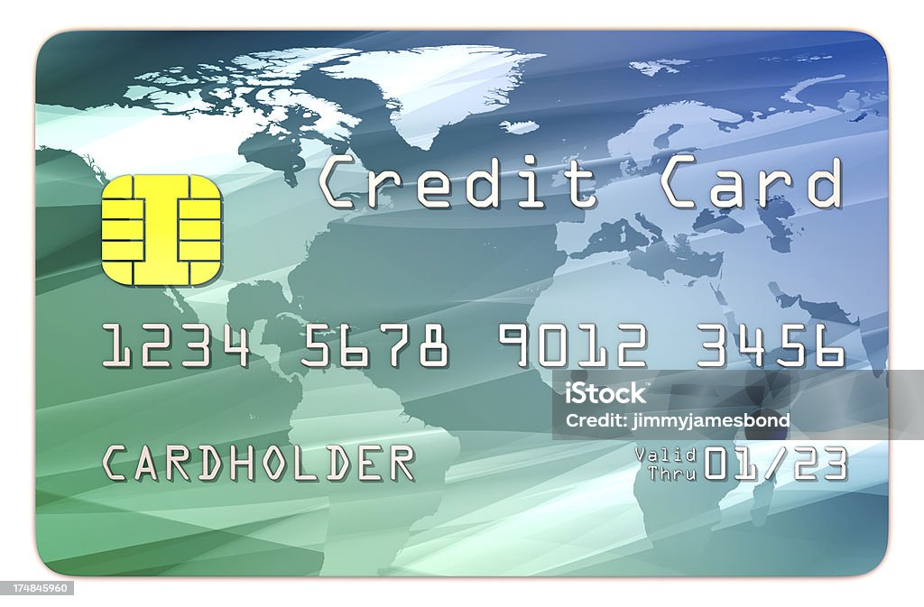 Frente de la tarjeta de crédito - Foto de stock de Tarjeta de crédito libre de derechos