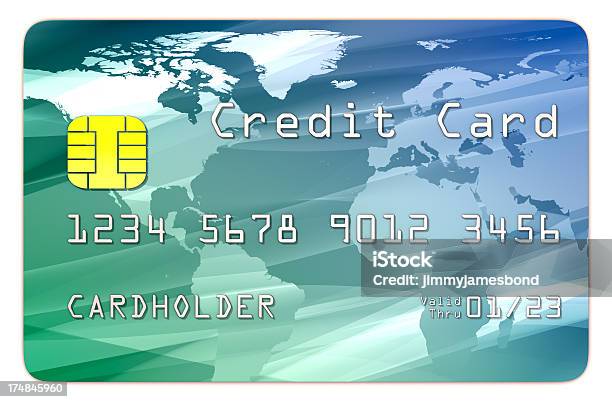 Frente De La Tarjeta De Crédito Foto de stock y más banco de imágenes de Tarjeta de crédito - Tarjeta de crédito, Número, Actividad comercial