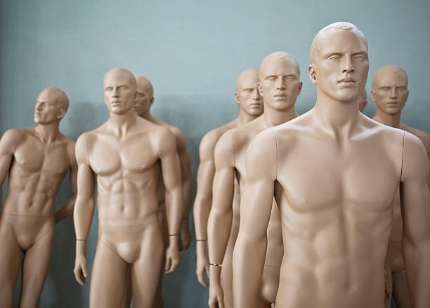 istock Group of male mannequins 174846226