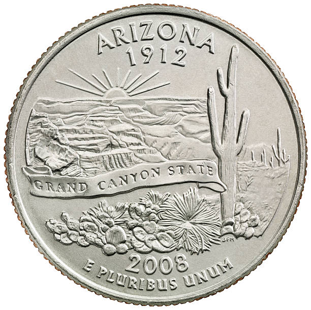 istock Arizona State Quarter Coin 174846764