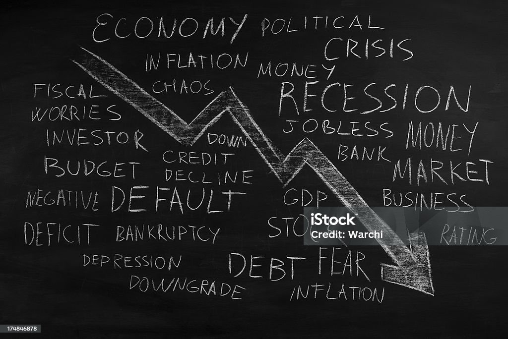 Wirtschaftliche Krise - Lizenzfrei Bankrott Stock-Foto