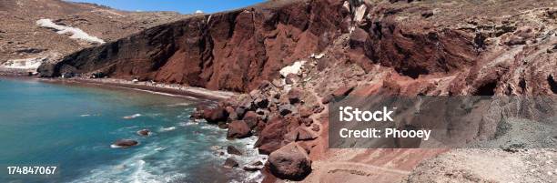 Red Beach Panorama Stockfoto und mehr Bilder von Blau - Blau, Bunt - Farbton, Entspannung