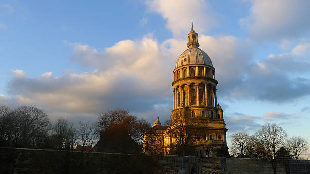 Notre-Dame Church Boulogne France stock photo