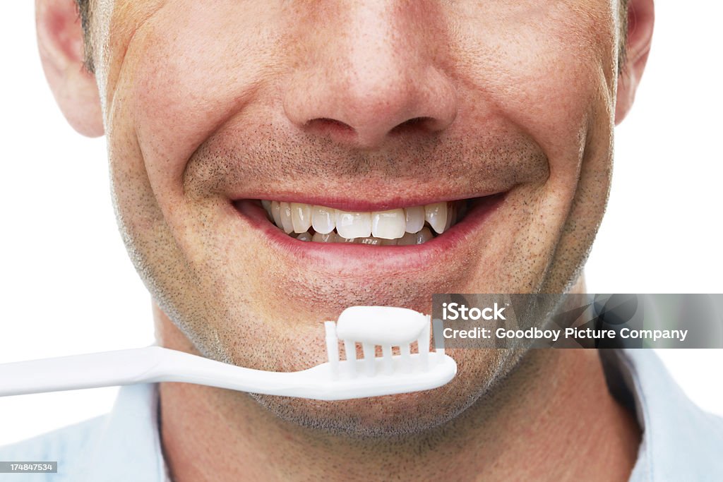 Erstklassige dental health! - Lizenzfrei Bürsten Stock-Foto