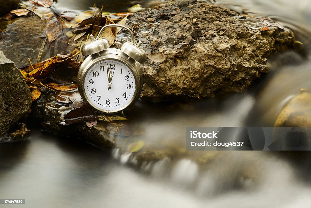 Orologio di flusso - Foto stock royalty-free di Acqua