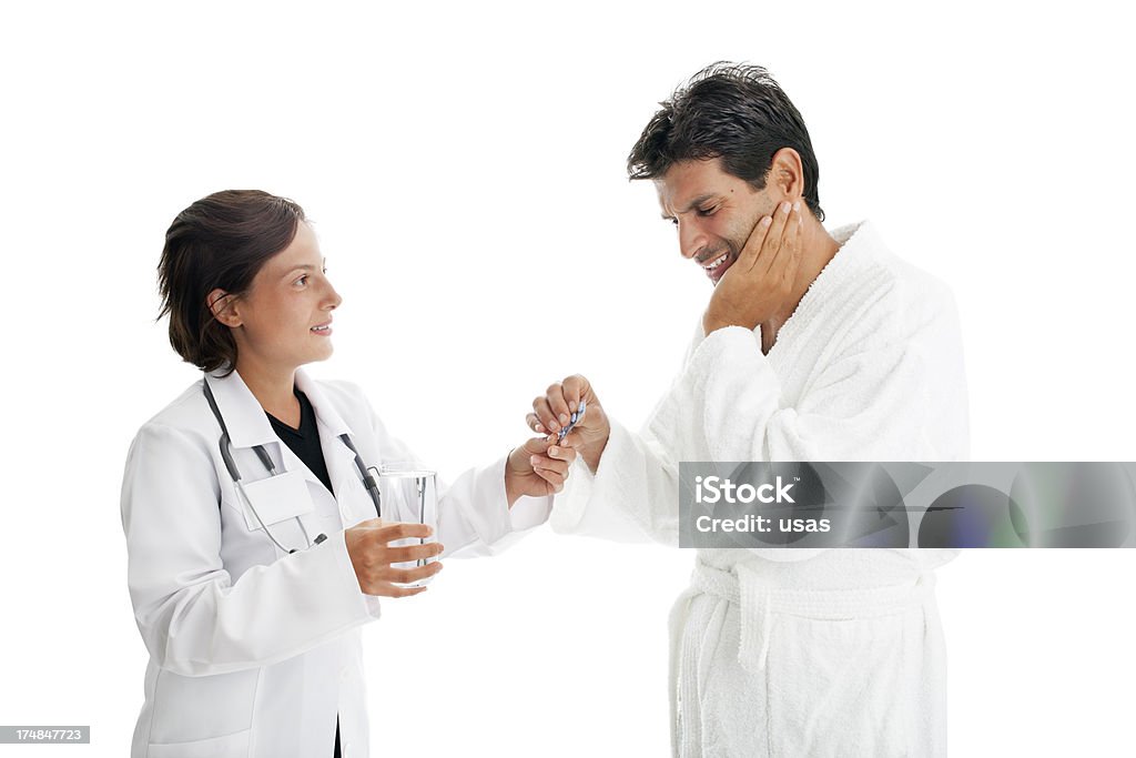 Médico e um paciente - Foto de stock de 25-30 Anos royalty-free