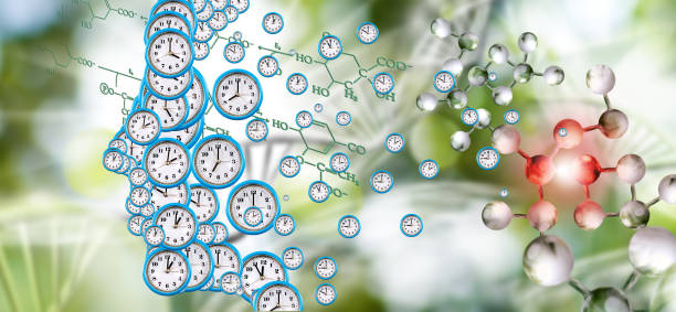istock Abstract image of a person's profile symbolically composed of dials of different sizes 1748486268