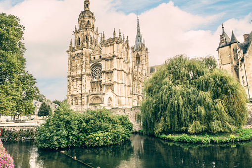 Cathedral Notre Dame d’Evreux, in the town of Evreux, west of Paris, France.