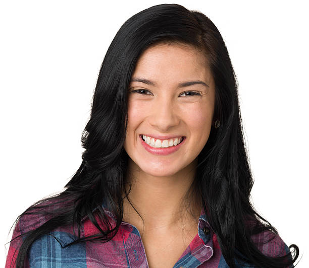 istock Smiling Young Woman Close Up Portrait 174848965
