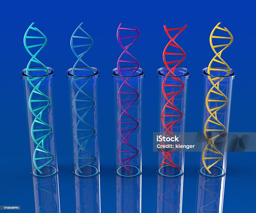 Тест на ДНК в пробирку - Стоковые фото Анализ ДНК роялти-фри