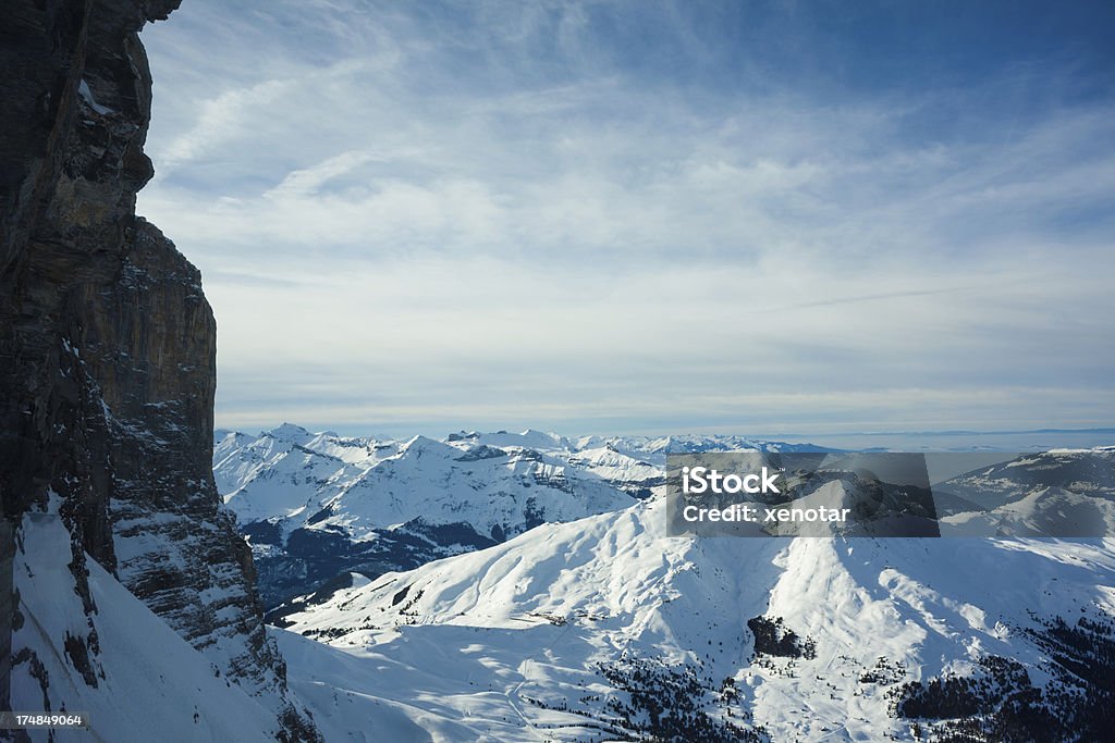 Blick vom Elger - Lizenzfrei Alpen Stock-Foto