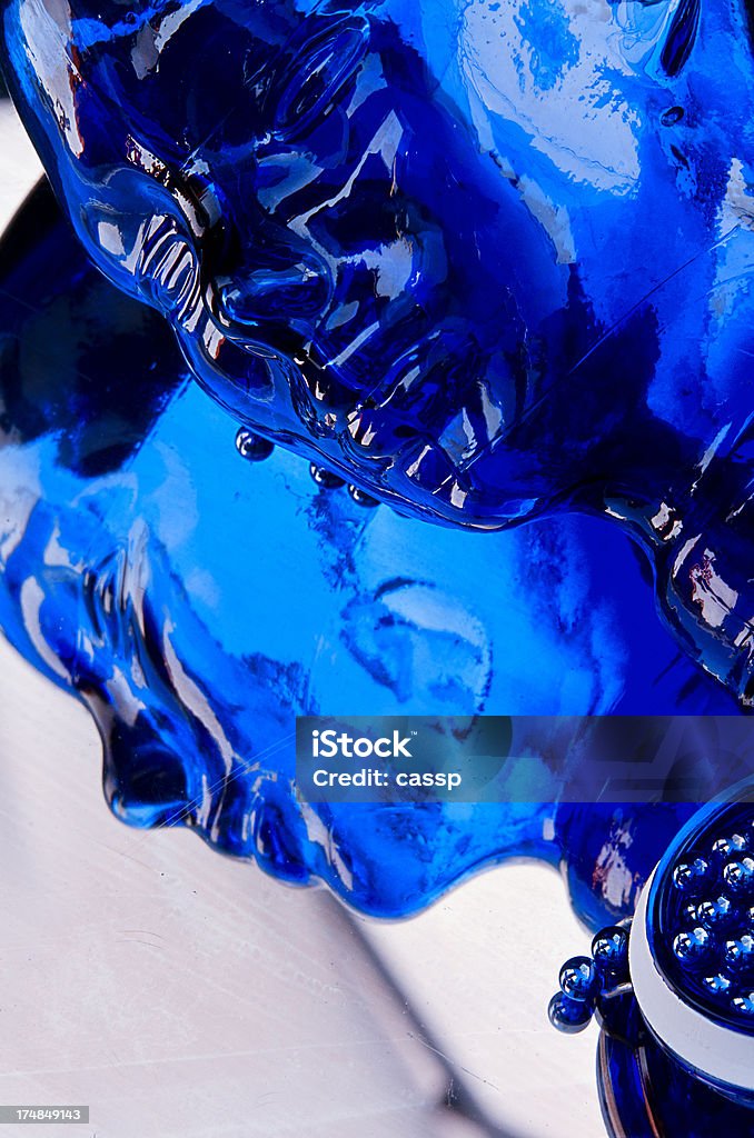 Faccia blu - Foto stock royalty-free di Blues