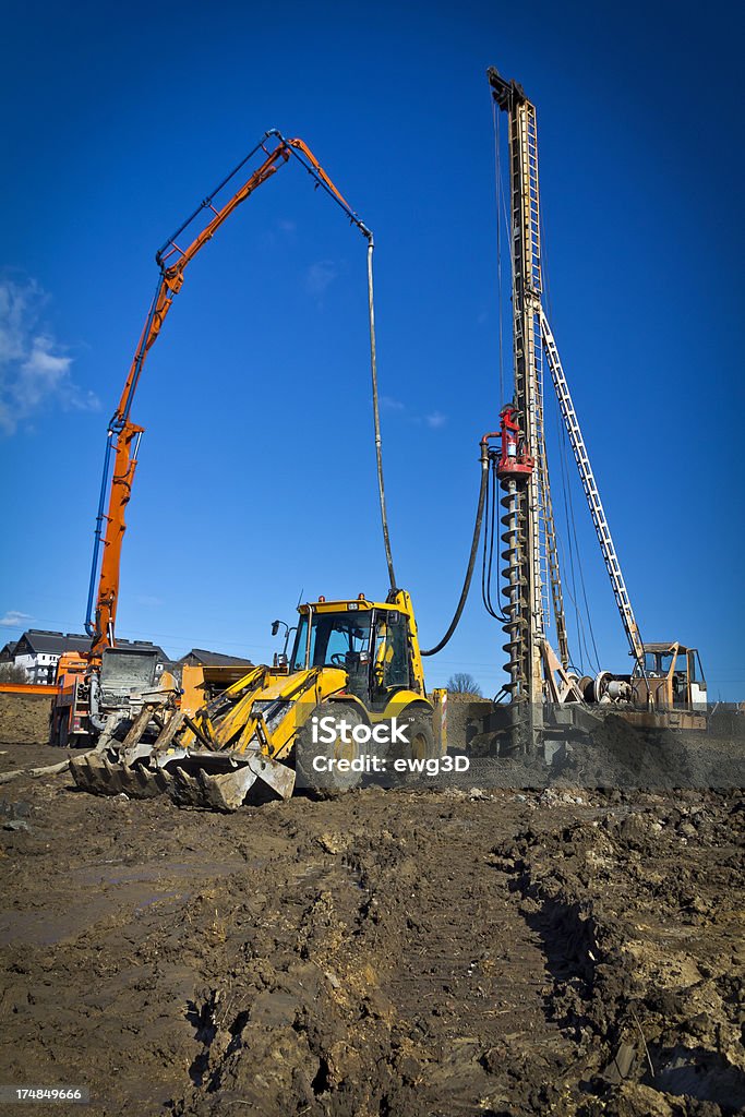 Maquinaria de construcción - Foto de stock de Acero libre de derechos