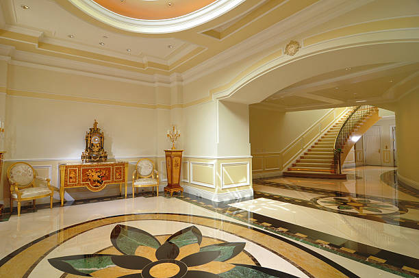Luxurious Grand Foyer stock photo