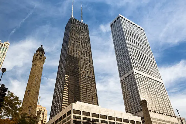 Photo of Chicago landmark achitecture