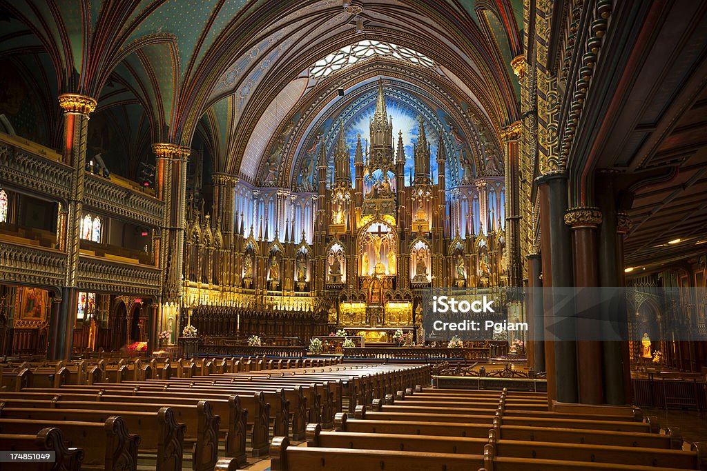 Basílica de Notre Dame - Foto de stock de Altar libre de derechos