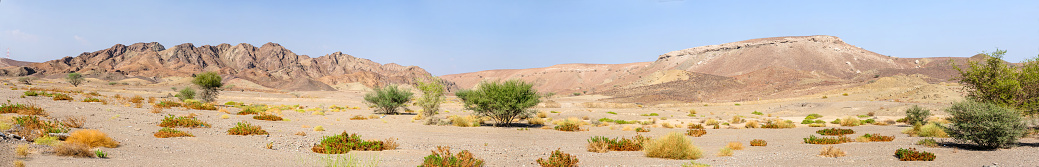 Oman mountains panorama