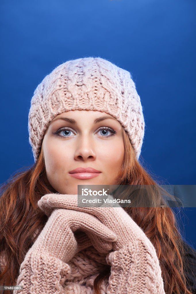 Linda menina com Cabelo Ruivo - Foto de stock de Beleza royalty-free