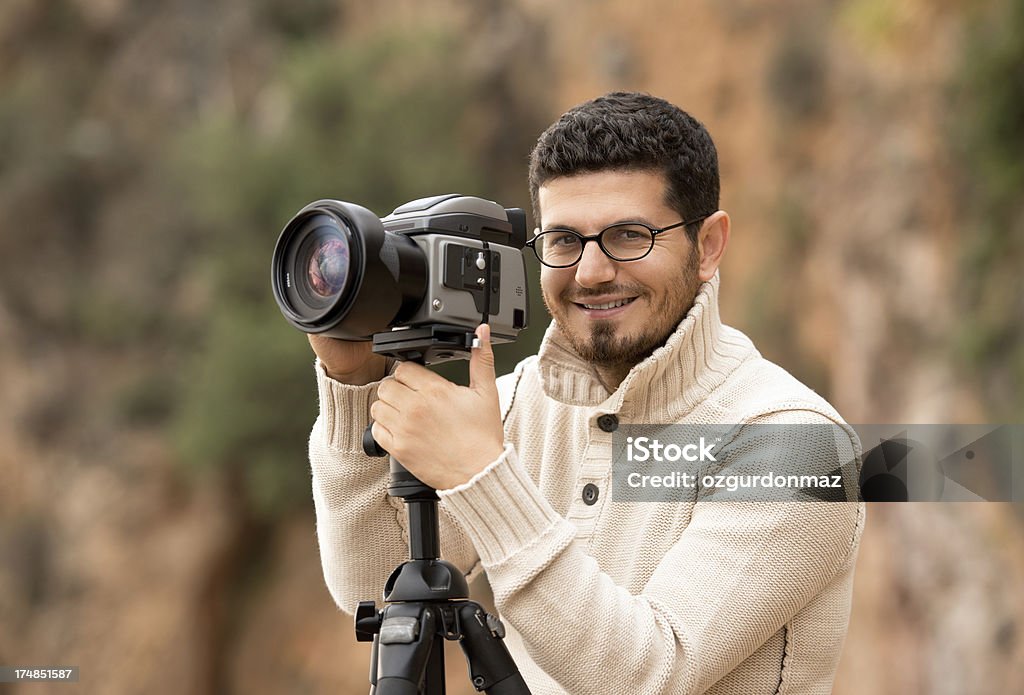 Porträt von professionellen Fotografen - Lizenzfrei Aufregung Stock-Foto