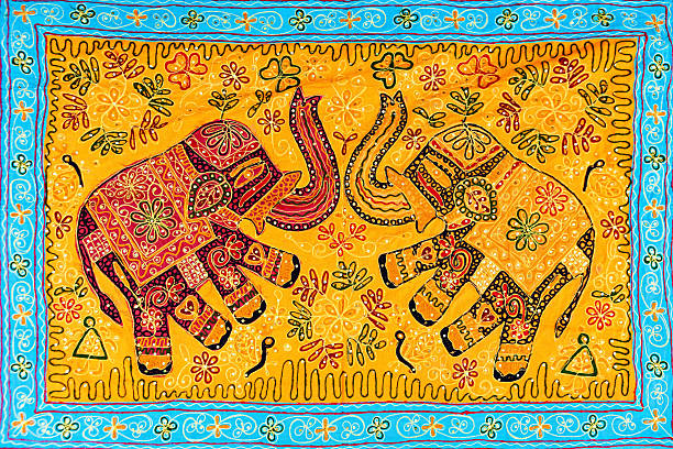 istock Handmade, colorful souvenirs from India 174851734